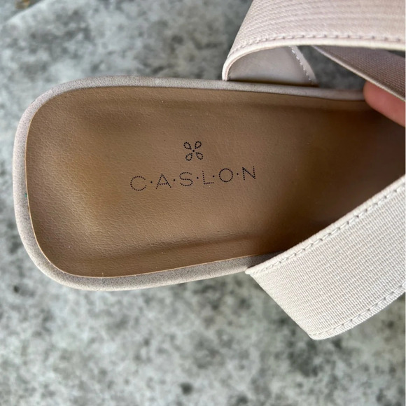 Caslon Libbie Wedge Espadrille Sandal, Beige, Size  10 - Picture 5 of 9